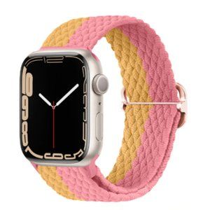 NEW Adjustable Braided Solo Loop For Apple Watch YP